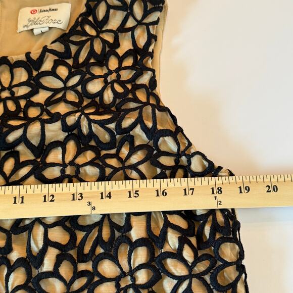 Lela Rose x Neiman Marcus for Target Tank Top L | Silk Floral Crochet Overlay - Picture 7 of 9
